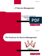 ITIL - IT Service Management: An Overview Program For Good Practices