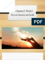 SLP Quarter2 Week2: Physical Education and Health