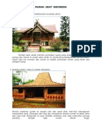 Rumah Adat Indonesia Tugas SD