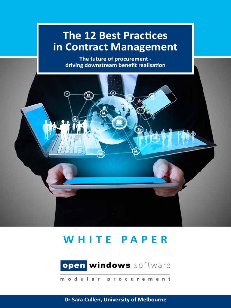 The 12 Best Practices in Contract Management | PDF | Procurement ...