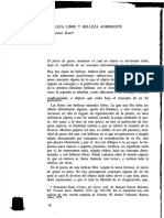 PDF Kant I Belleza Libre y Belleza Adherentepdf - Compress