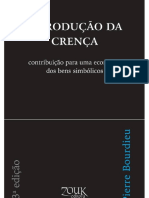 BOURDIEU, Pierre. A Produção da Crença