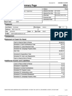 DR-2 Disclosure Summary Page: Treasurer