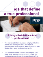 10 Things That Define A True Professional