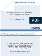 GMAT Math Flashcards by GMAT Prep Now