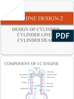 Machine Design-2: Design of Cylinder, Cylinder Liner, Cylinder Head