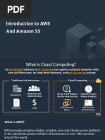 AWS Introduction and S3 Overview