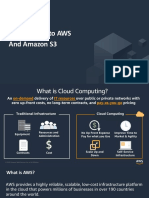 AWS Introduction and S3 Overview