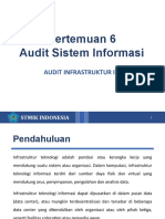 Audit SI Pertemuan 6 - AUDIT INFRASTRUKTUR IT