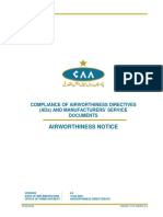 AWNOT-015-AWRG-6.0 - COMPLIANCE OF AIRWORTHINESS DIRECTIVES (ADs) AND MANUFACTURERS SERVICE DOCUMENTS