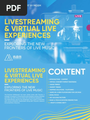 Livestream and virtual experiences - Midem