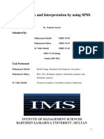 SPSS Data Analysis of Self-Esteem and Life Satisfaction