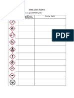 WHMIS Symbols Worksheet: Fill in The Table Below With Meaning of Each WHIMIS Symbol