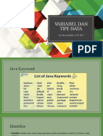 2b. Variabel Dan Tipe Data