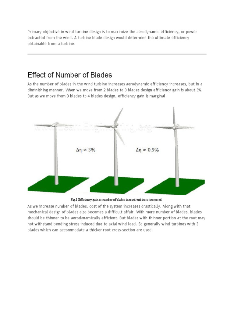 Wind Turbine Blades | PDF | Turbine | Lift (Force)
