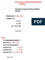 Activity-Maximization Problem