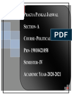 Political Science (Assignment 1- Section A- Pragya Pankaj Jaiswal) final