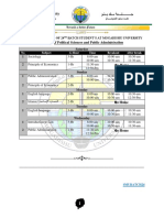 Schedule Subjects