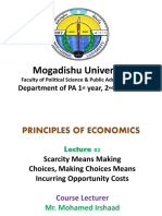 Lecture Two - Principles of Economics