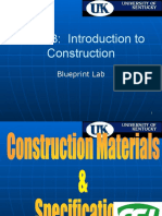 CE 303: Introduction To Construction: Blueprint Lab