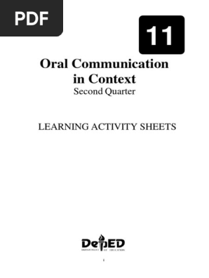 Oral Communication q2 Las