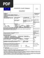 Nueva Solicitud de Visado Schengen Español y Ruso