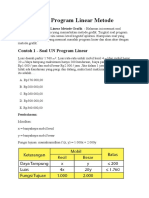 VII. Contoh Soal Program Linear Metode Grafik