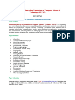 International Journal On Foundations of Computer Science Technology (IJFCST)