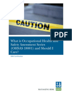 What is OHSAS 18001 and Why Should I Care