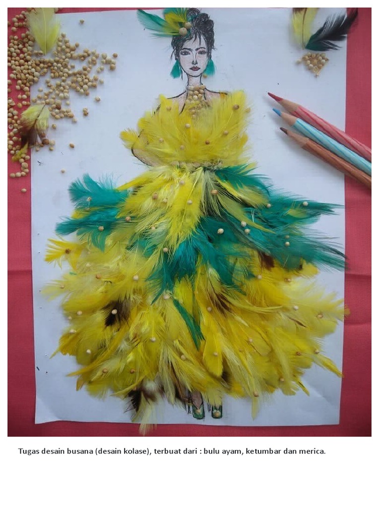 Desain Busana Kolase - Bulu | PDF