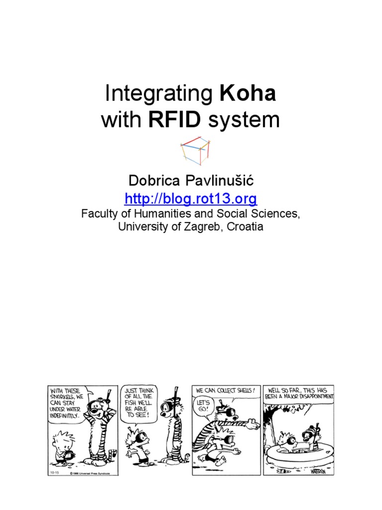 Integrating Koha with RFID Systems | PDF | Radio Frequency ...