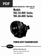 Models Tdc-22-400 and Tdc-44-400 Transmission Manual Yb01!46!01 Issue 5