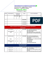 Course Schedule Applied Degree A201