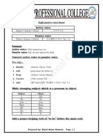 Active Voice Vs Passive Voice 1