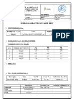 Busbar Contact Resistance Test Report