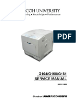 Manual Service G160 Gestetner 7526dn