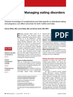 Managing eating disorders in pregnancy: Clinician knowledge affects outcomes