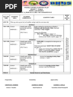 Weekly Home Learning Plan GRADE 7 - Science Week 1 Quarter 2 SET A - MARCH 1-5, 2021 / SET B MARCH 8-12