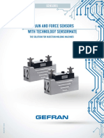 Strain and Force Sensors for Injection Molding