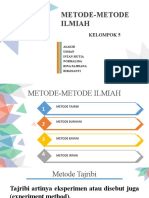 Islamologi (METODE-METODE ILMIAH)