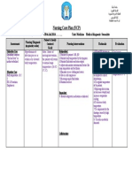 Nursing Care Plan (NCP) : Patient & Family Centered (In Priority Order)