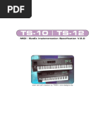 Ensoniq TS Series MIDI SysEx Specification