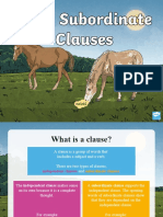 t2 e 1118 Using Subordinate Clauses Teaching Powerpoint Ver 1