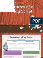 t2 e 5126 lks2 Features of A Play Script Powerpoint - Ver - 2