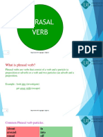 Phrasal Verb: Department of Languages (English)