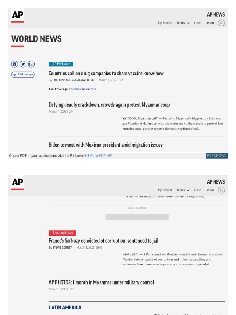 5.pages From Apnews - Com - Hub - World - News | PDF