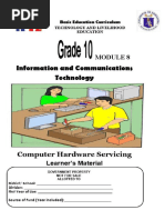 TLE-ICT-Computer-Hardware-Servicing-LM Module 3RD QUARTER M8