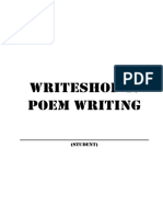 Writeshop 1: Poem Writing: (Student)