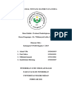 Kelompok 9 PGSD Reg C 2019 (Sistem Tata Surya) Evaluasi Pembelajaran