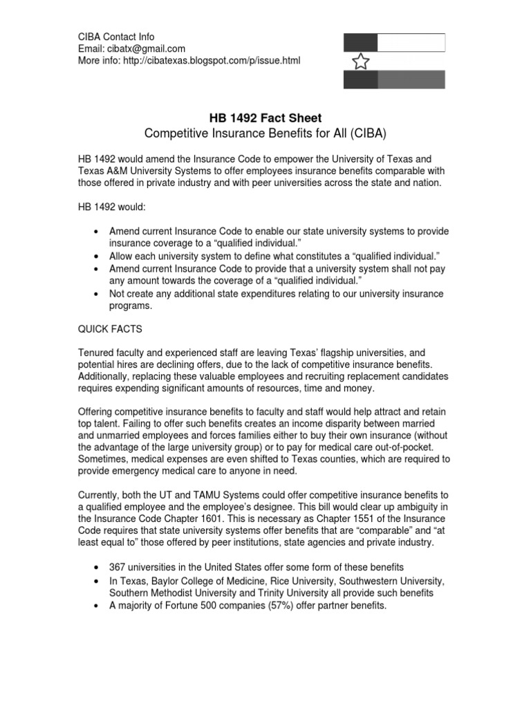 CIB Fact Sheet | PDF